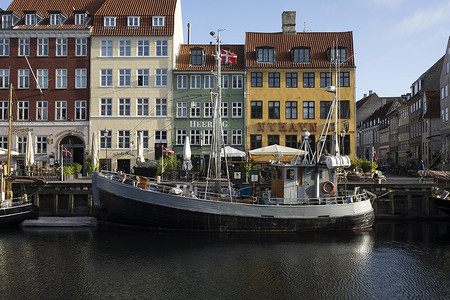 丹麦新港摄影照片_丹麦哥本哈根新港古港