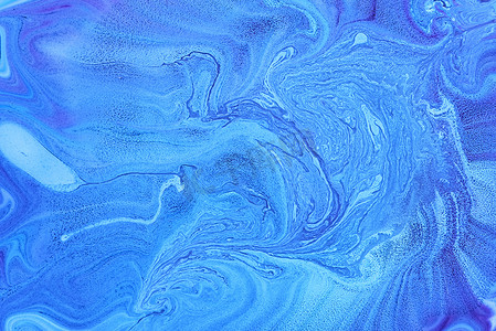 流体紫色摄影照片_抽象流体模式