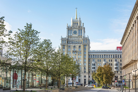 马雅可夫斯基广场附近的北京酒店大楼（俄罗斯莫斯科）
