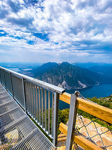 Belvedere Parco Valentino 的景色，Piani dei Resinelli，靠近意大利科莫湖的莱科山