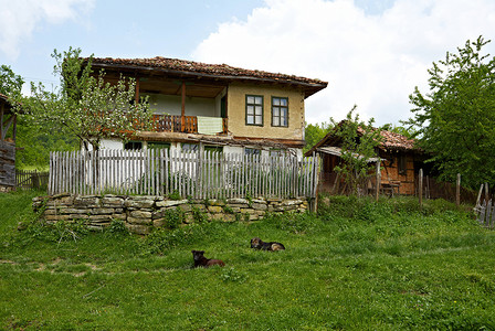 传统的保加利亚农村房子