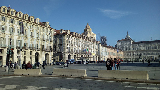 Piazza Castello 广场在都灵