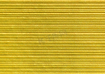 黄色抽象条纹图案墙纸背景，带水平线的金纸纹理