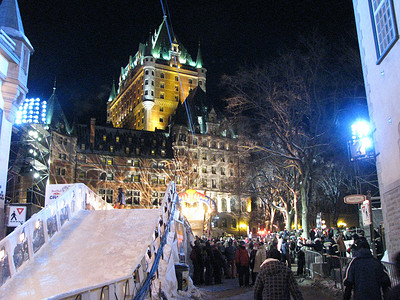 Chateau Frontenac，红牛 Crashed Ice 2009，魁北克市