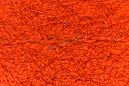 织物线编织纹理红色针织图案纤维材料背景纺织编织