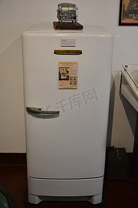 电冰箱摄影照片_第一联合大厦博物馆通用电冰箱