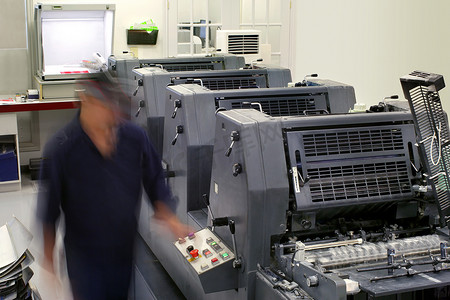 印刷厂印刷室