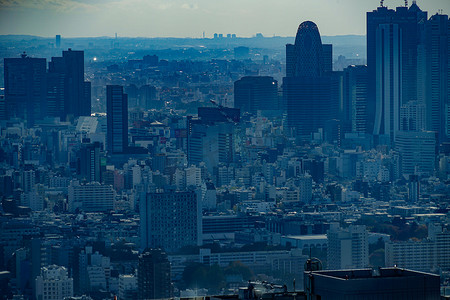 新宿市（从Sunshine 60的观景台）