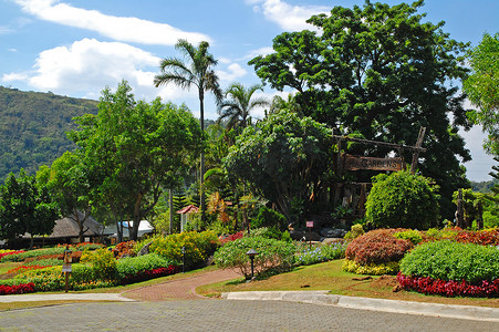 花园摄影照片_大雅台高地花园是菲律宾最美丽的花园之一