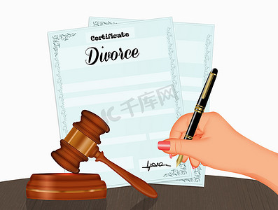 签署离婚法令