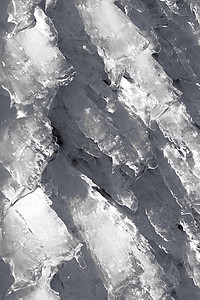 作为法国阿尔卑斯山勃朗峰山抽象艺术的冰