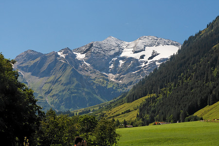 奥地利 Hohe Tauern 国家公园 Grossglockner 山雪峰