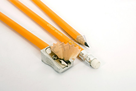 带削笔器的铅笔