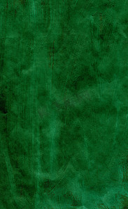 手绘水粉绿色抽象背景。