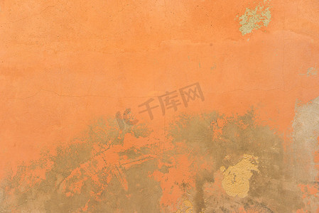 墙体文化摄影照片_复古石膏墙背景纹理