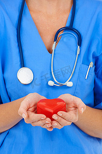 呵护您的健康摄影照片_呵护您的心脏健康。
