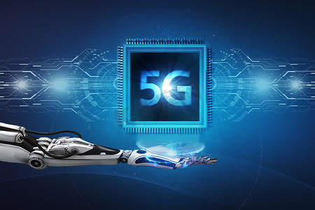 五g摄影照片_5G 网络和 5G 技术。