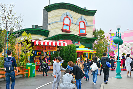 日本大阪环球影城芝麻街儿童店