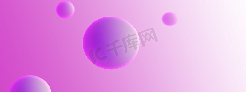 紫色背景上的白色 3d 圆圈。