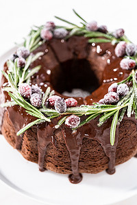 巧克力蛋糕蛋糕摄影照片_巧克力蛋糕