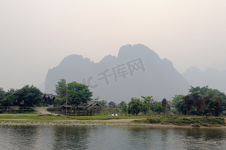 王维田园乐摄影照片_万荣老挝视图