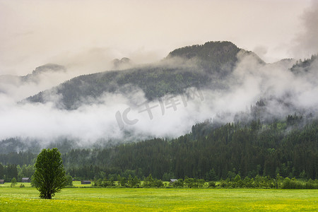 奥地利的雨和云