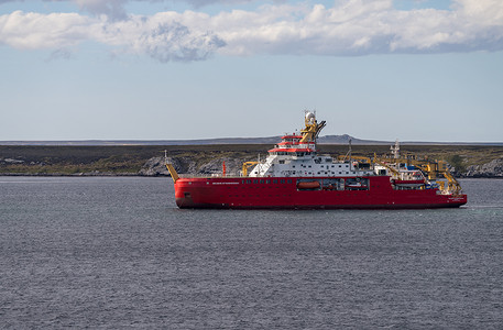 RRS David Attenborough 爵士研究船停靠在赤柱