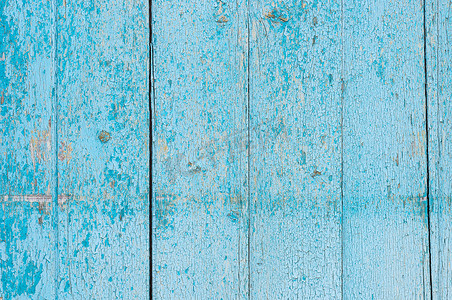 旧的蓝色木板背景