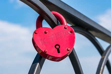 婚礼期间可锁在桥上的情侣装饰吊坠锁
