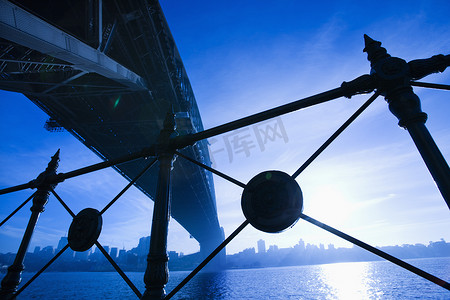 悉尼海港大桥摄影照片_澳大利亚悉尼海港大桥。