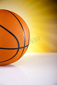 篮球球，阳光，生动多彩的主题