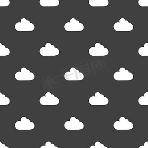 云下载应用程序 web icon.flat 设计。