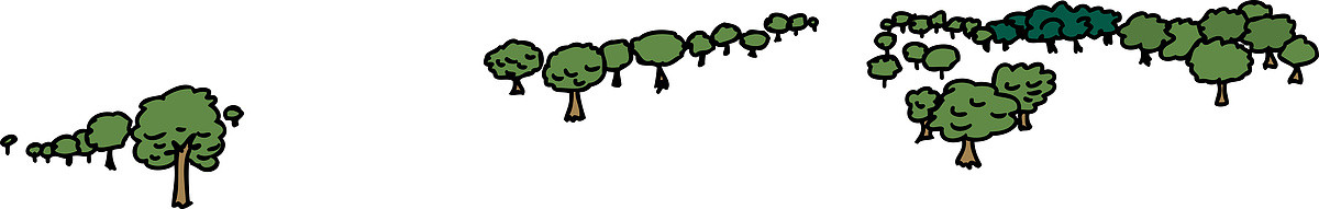 各种树卡通