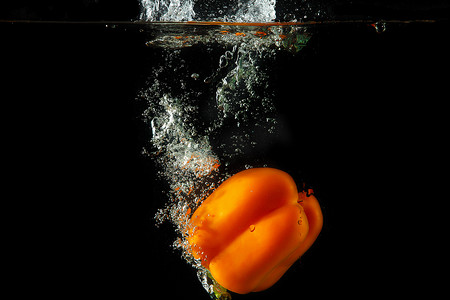 甜橙摄影照片_甜橙胡椒