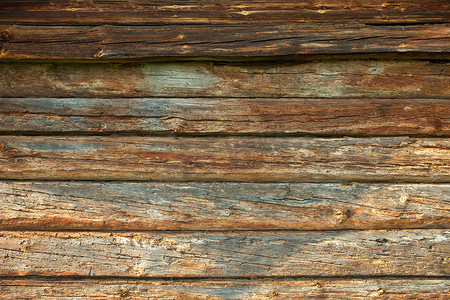 老木屋的木墙