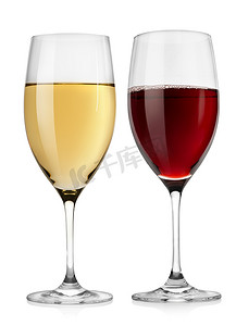 红酒杯和白葡萄酒杯