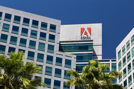 位于硅谷的 Adob​​e Systems 总部