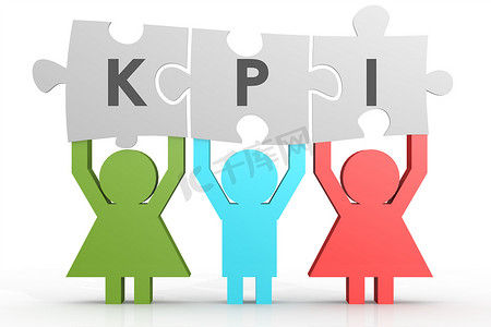 KPI - 一行中的关键绩效指标拼图