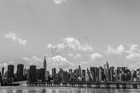 纽约市的黑白中城