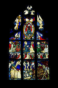 哥特式教堂的窗户