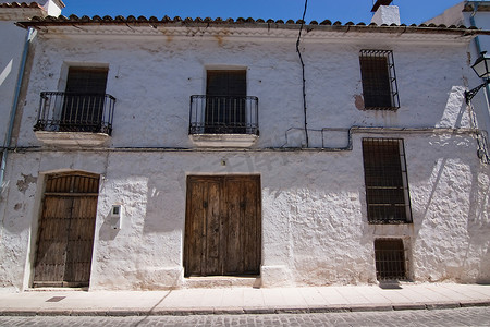 16 世纪的门面，萨比奥特，哈恩省西班牙