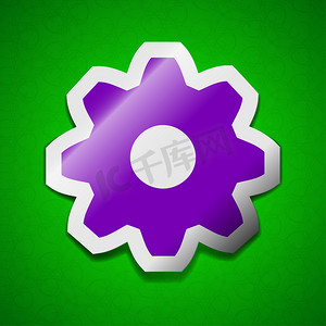 Cog 设置图标标志。