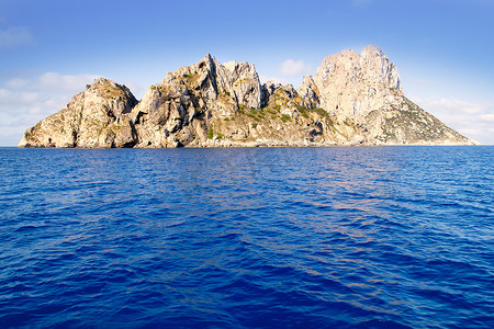 Es Vedra 小岛和 Vedranell 群岛蓝海