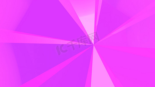 几何粉色紫色摄影照片_粉红色几何形状三角形抽象现代矢量深浅紫色背景。