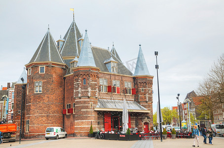 三亚天房洲际酒店摄影照片_阿姆斯特丹的 Waag（称重站）