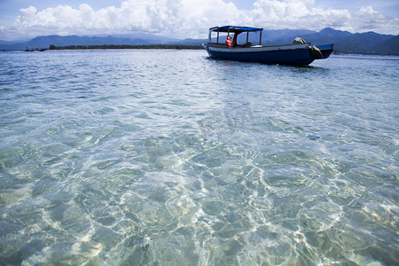 吉利ogo摄影照片_印度尼西亚吉利艾尔热带岛屿