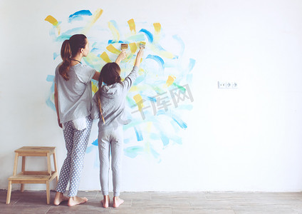儿童绘画墙