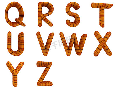 木制字母集