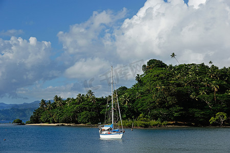 斐济瓦努阿岛萨武萨武港