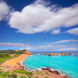 Cala Pregonda 在巴利阿里群岛的梅诺卡岛